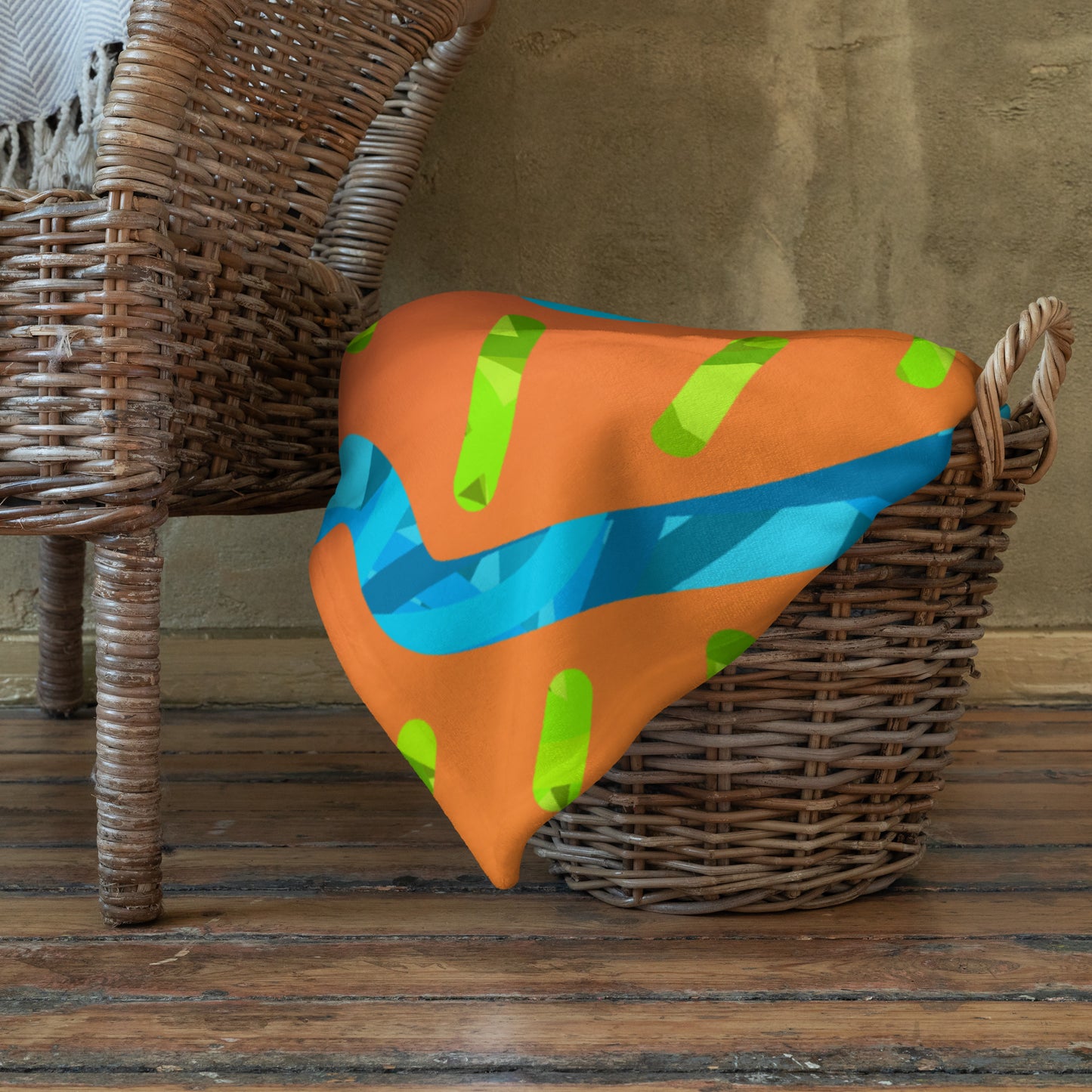 Dream Wave Festival - Summer Buzz Throw Blanket