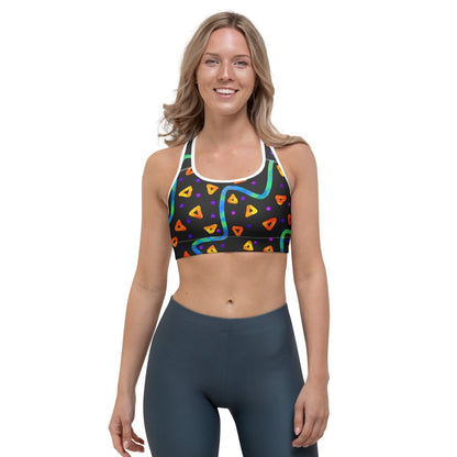 DWF Wild Energy Orange Sports Bra from Sky Brundall Concepts
