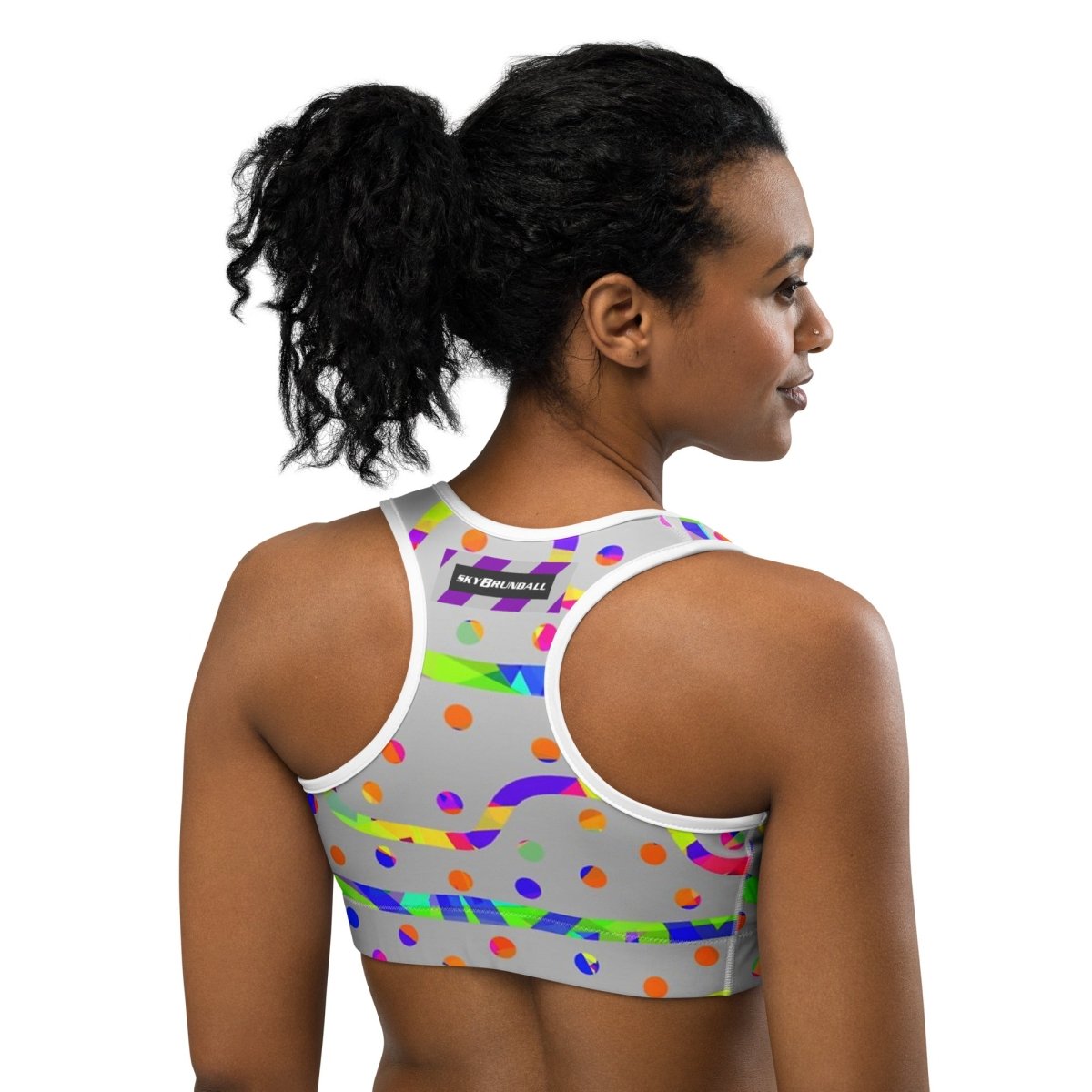 DWF - Rainbow Fiesta Sports Bra from Sky Brundall Concepts