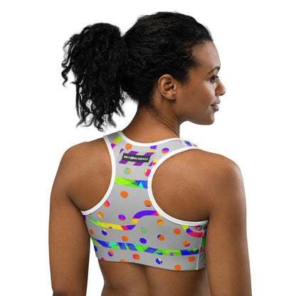 DWF - Rainbow Fiesta Sports Bra from Sky Brundall Concepts
