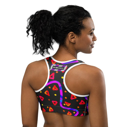 DWF Wild Energy Red Sports Bra from Sky Brundall Concepts