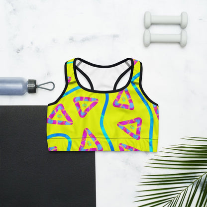 DWF Urban Jump Yellow Sports Bra from Sky Brundall Concepts