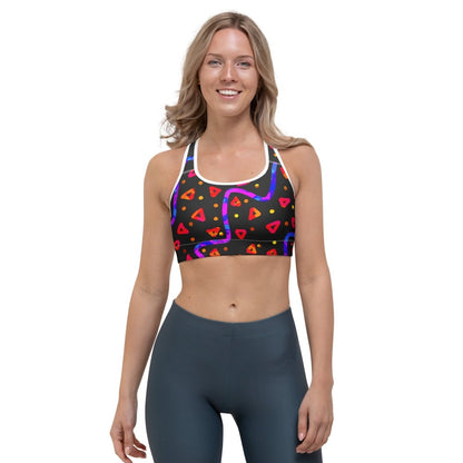 DWF Wild Energy Red Sports Bra from Sky Brundall Concepts