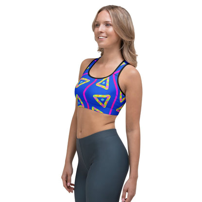 DWF Urban Jump Blue Sports Bra from Sky Brundall Concepts