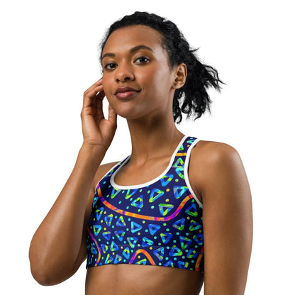 DWF Electric Crumble Sports Bra from Sky Brundall Concepts