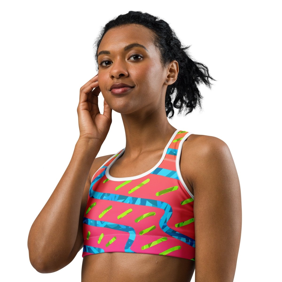 Dream Wave Festival Summer Buzz Sports Bra from Sky Brundall Concepts