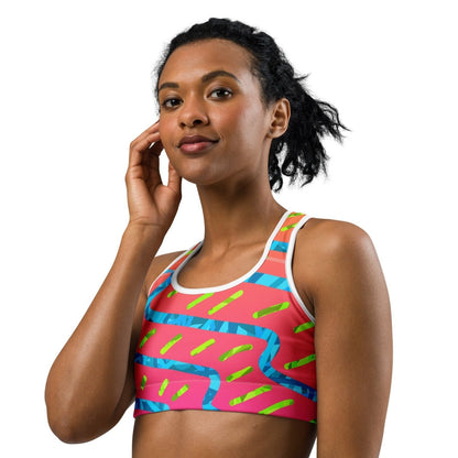 Dream Wave Festival Summer Buzz Sports Bra from Sky Brundall Concepts