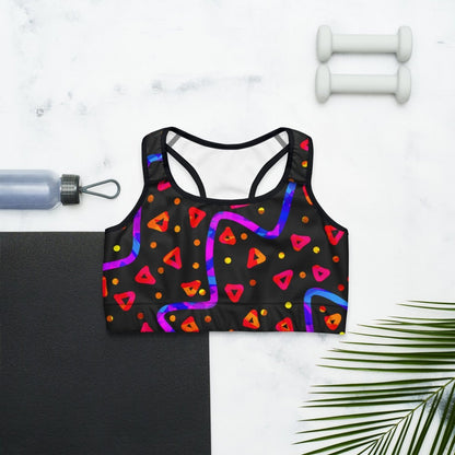 DWF Wild Energy Red Sports Bra from Sky Brundall Concepts