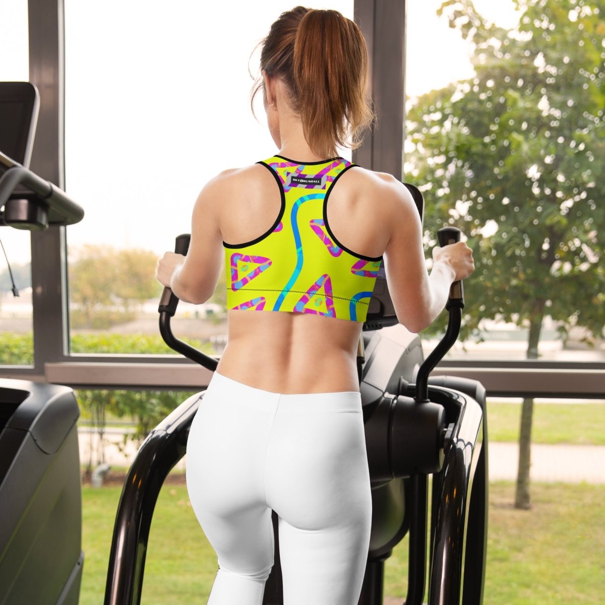 DWF Urban Jump Yellow Sports Bra from Sky Brundall Concepts