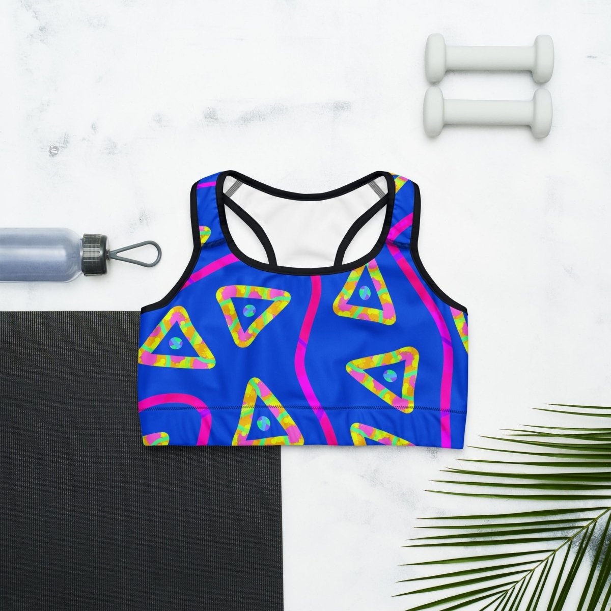 DWF Urban Jump Blue Sports Bra from Sky Brundall Concepts