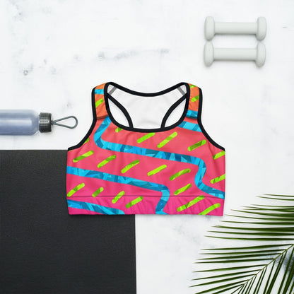 Dream Wave Festival Summer Buzz Sports Bra from Sky Brundall Concepts