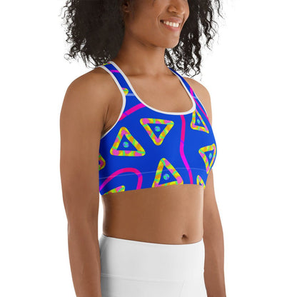 DWF Urban Jump Blue Sports Bra from Sky Brundall Concepts