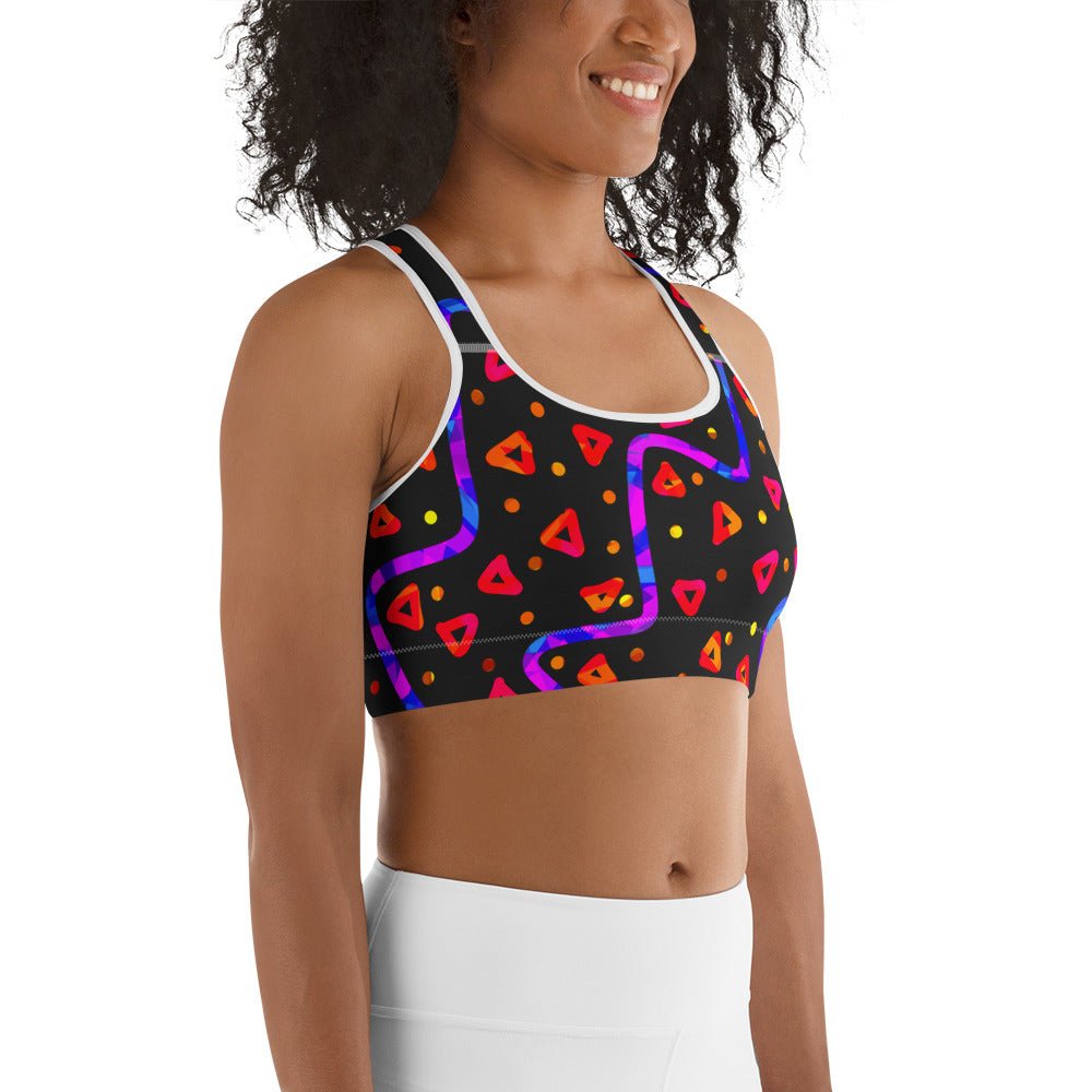 DWF Wild Energy Red Sports Bra from Sky Brundall Concepts