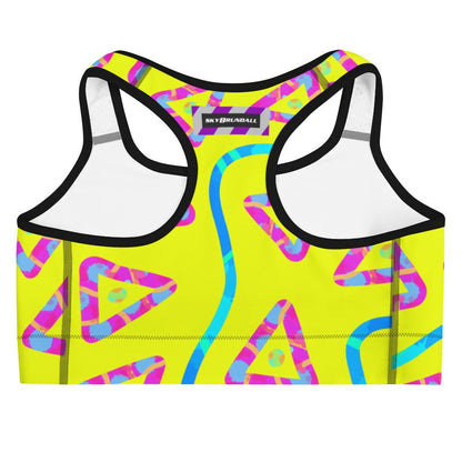 DWF Urban Jump Yellow Sports Bra from Sky Brundall Concepts