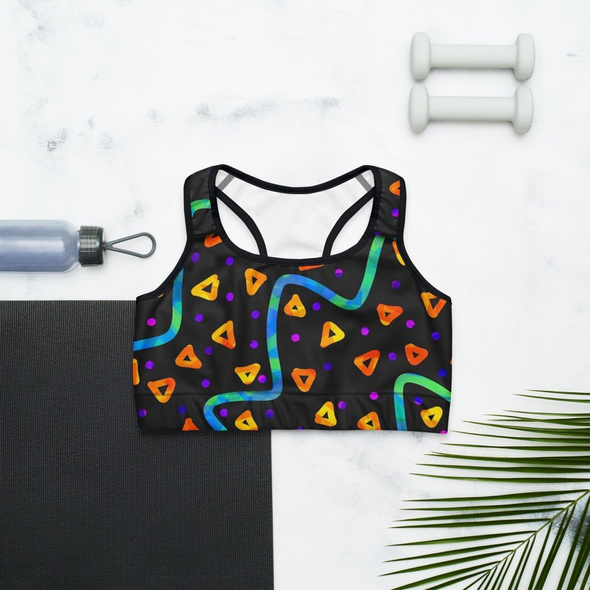 DWF Wild Energy Orange Sports Bra from Sky Brundall Concepts