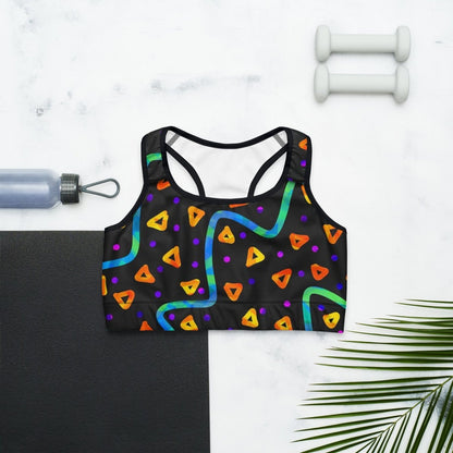 DWF Wild Energy Orange Sports Bra from Sky Brundall Concepts