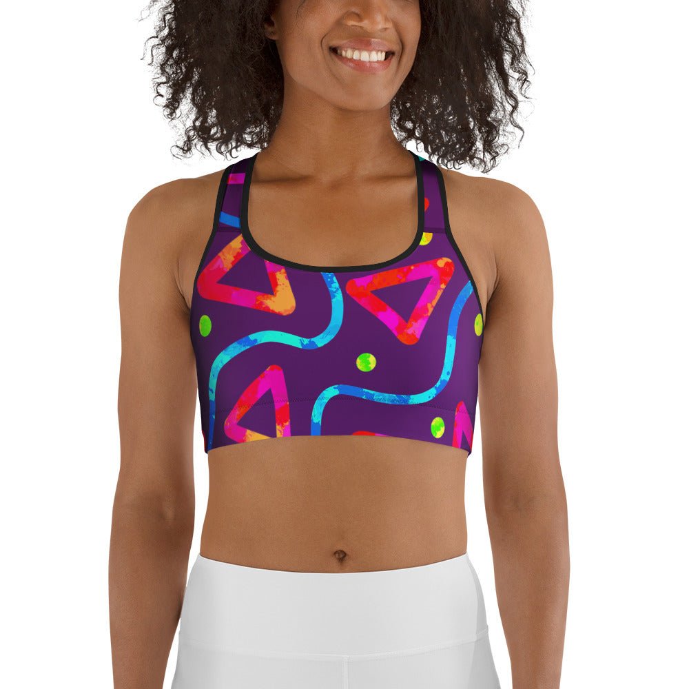 Dream Wave Festival - Arcade Crunch 2 Sports Bra from Sky Brundall Concepts