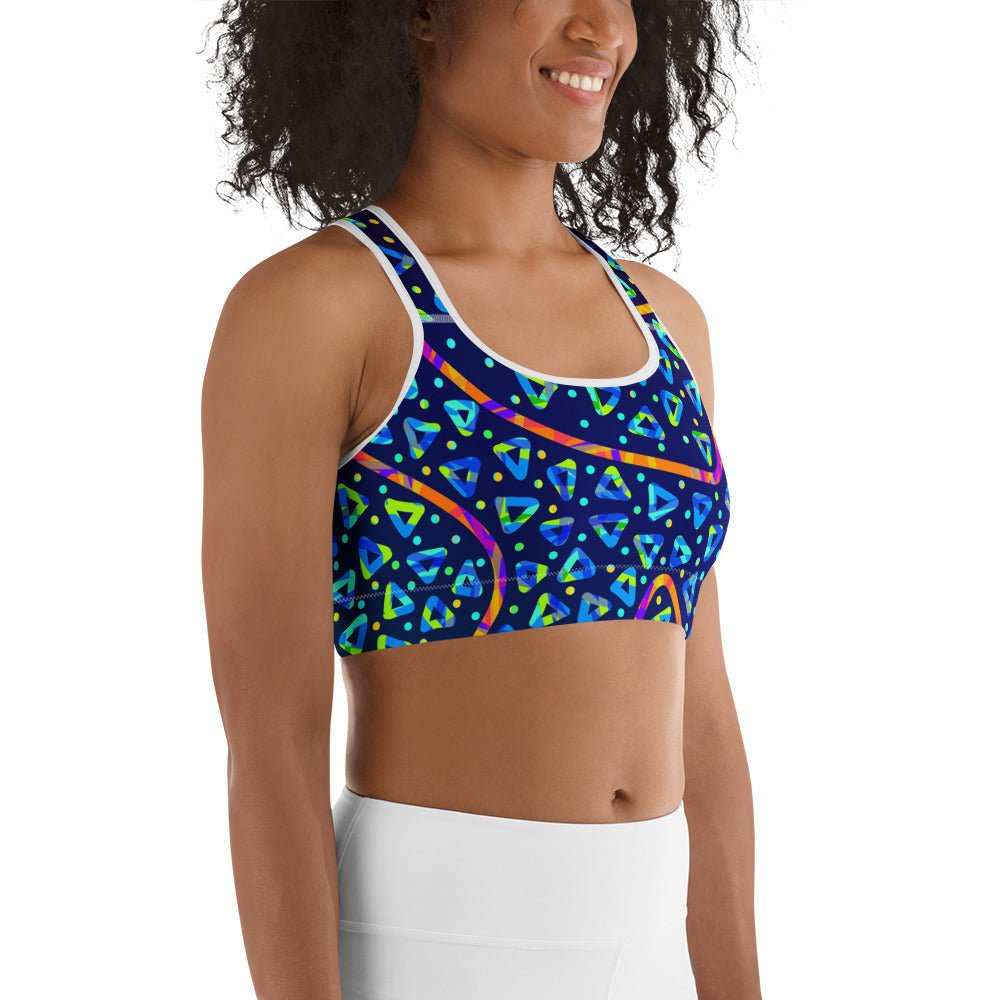 DWF Electric Crumble Sports Bra from Sky Brundall Concepts