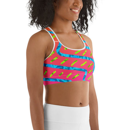 Dream Wave Festival Summer Buzz Sports Bra from Sky Brundall Concepts