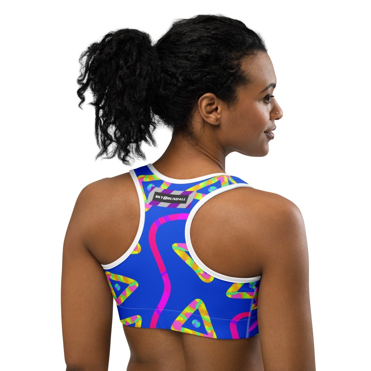 DWF Urban Jump Blue Sports Bra from Sky Brundall Concepts