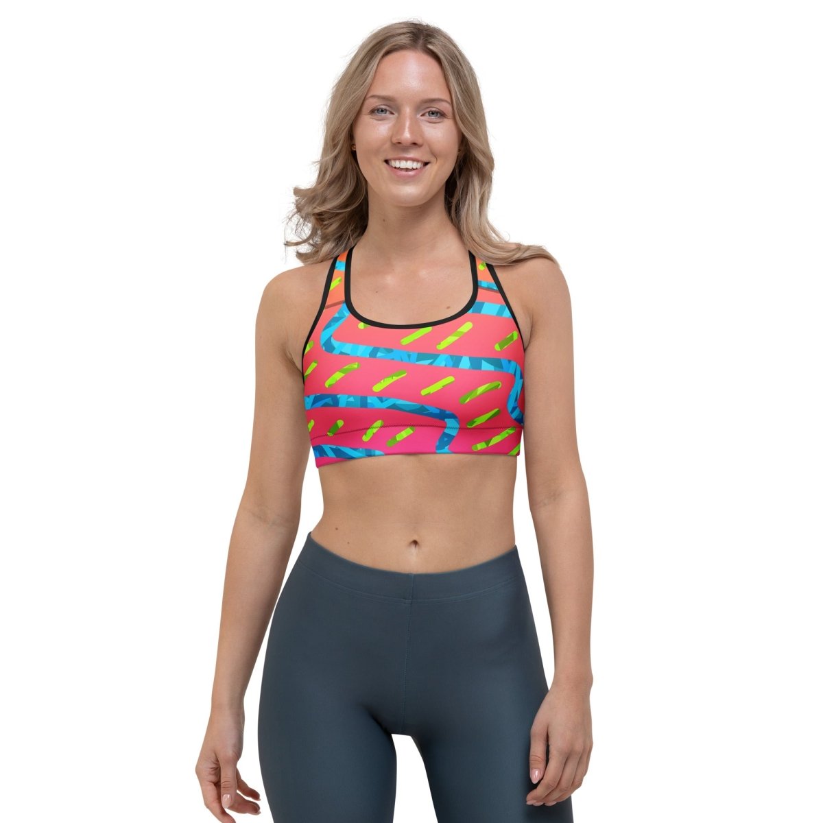 Dream Wave Festival Summer Buzz Sports Bra from Sky Brundall Concepts