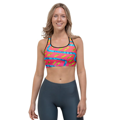 Dream Wave Festival Summer Buzz Sports Bra from Sky Brundall Concepts